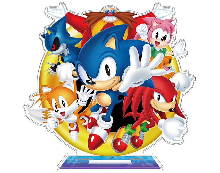 SONIC ORIGINS PLUS DX PACK EBTEN LIMITED PS4 - T-SHIRT - ACRYLIC STAND - TOWEL - COVER - ARTBOOK