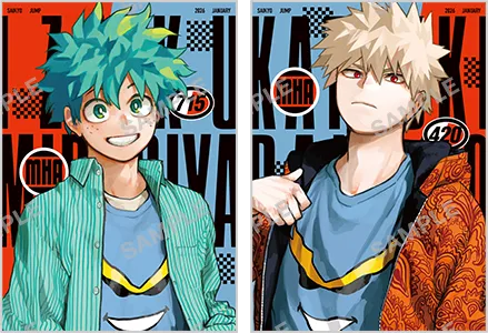 Saikyo Jump 1 2026 - My Hero Academia Cover + My Hero Academia Special Extra Chapter & Postcards & Holographic Stickers + Bonus