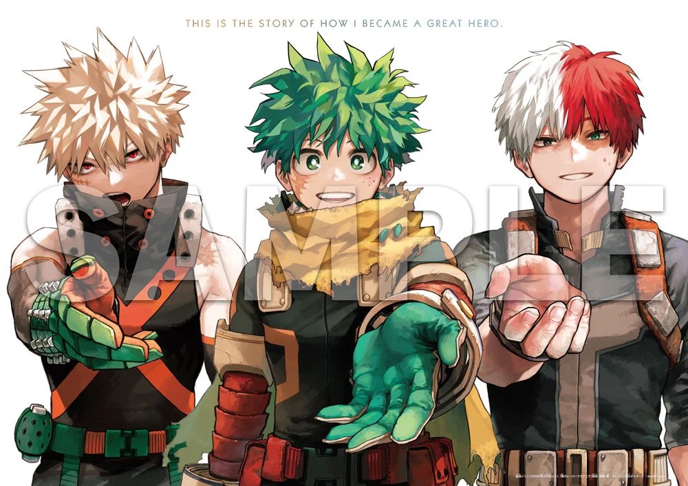 Saikyo Jump 6 - 2025 Bonus MHA Poster + Jujutsu Kaisen Card Set + Dragon Ball Daima Card