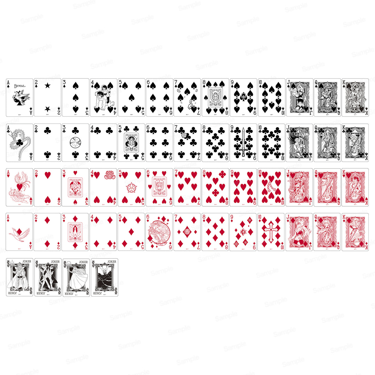Saint Seiya - Bicycle Playing Cards