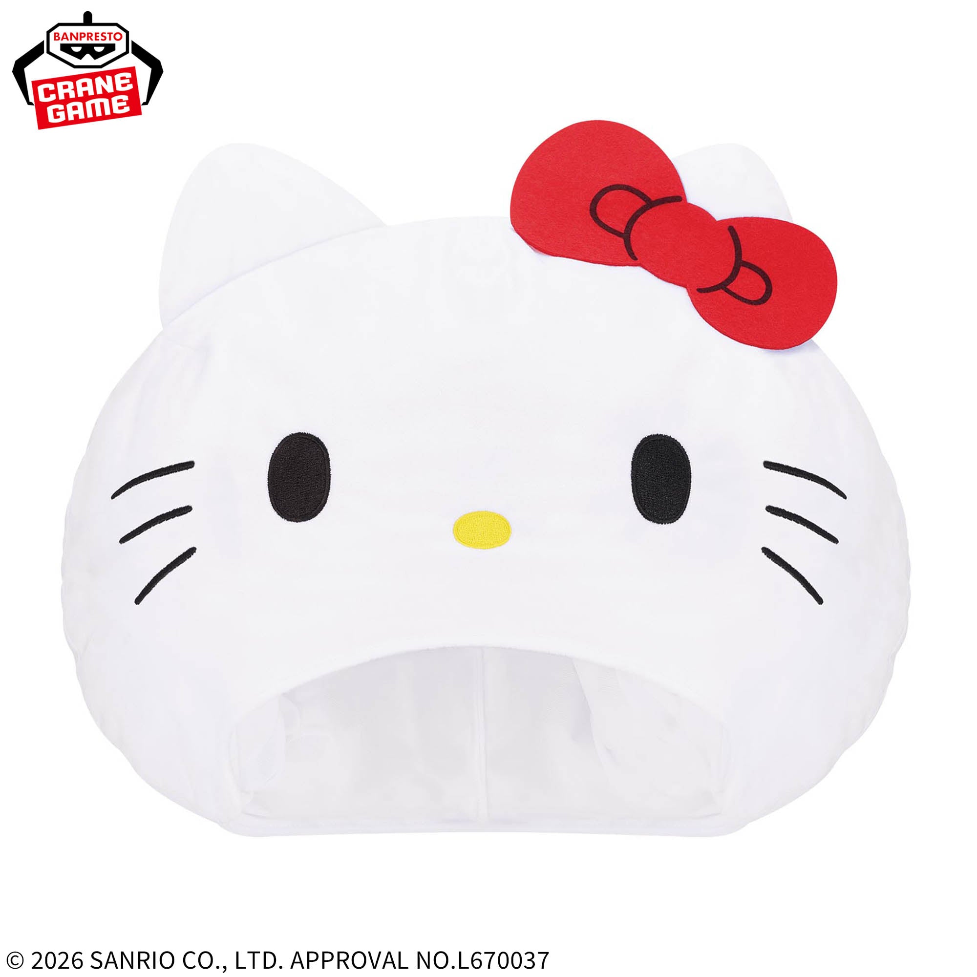 Sanrio Characters Fluffy Costume Hat - Hello Kitty
