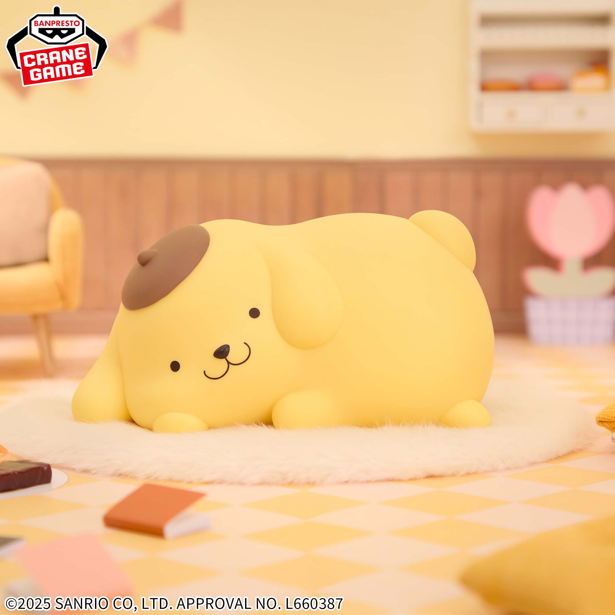 Sanrio Characters Sofvimates Figure - Pompompurin Relax ver.
