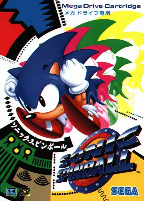 USED JAPAN] Sonic Spinball Megadrive [SSP1] – JumpIchiban