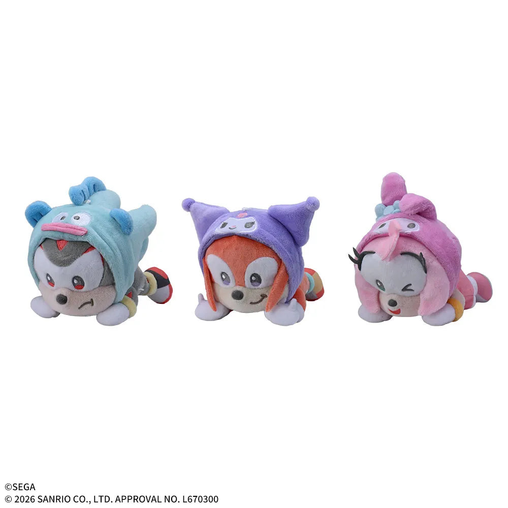 Sonic & FRIENDS x Sanrio characters - Mini Plush Vol.2 Lying Down (3 Types)
