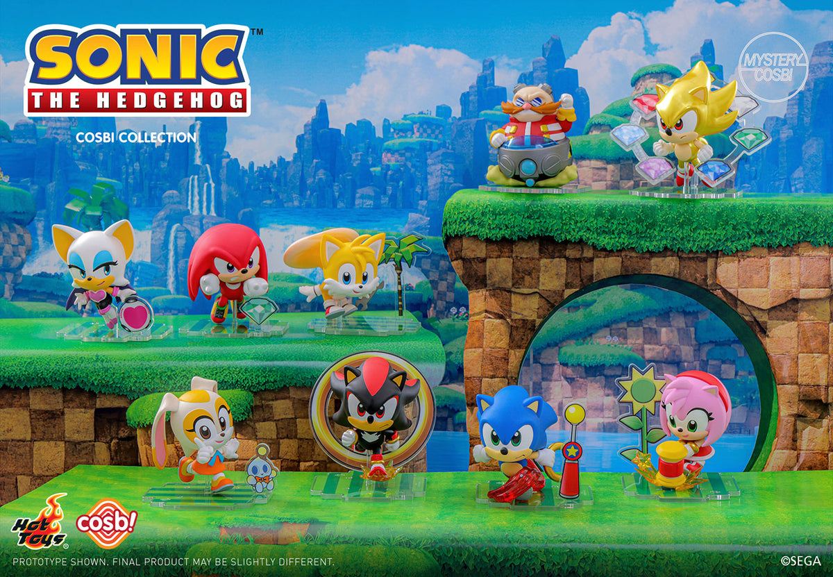 Sonic the Hedgehog Cosbi Figure - Series 1 Complete Set of 9 Types