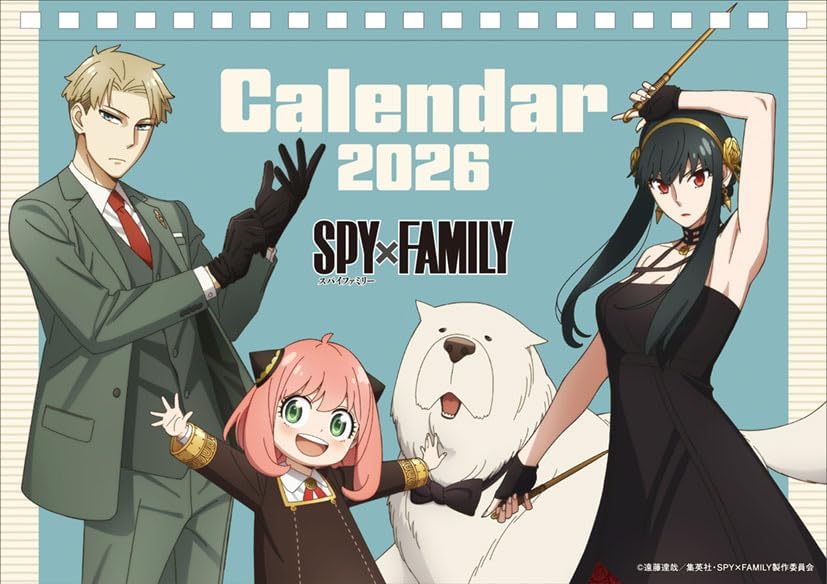 Spy x Family - 2026 Calendar (2 Types)