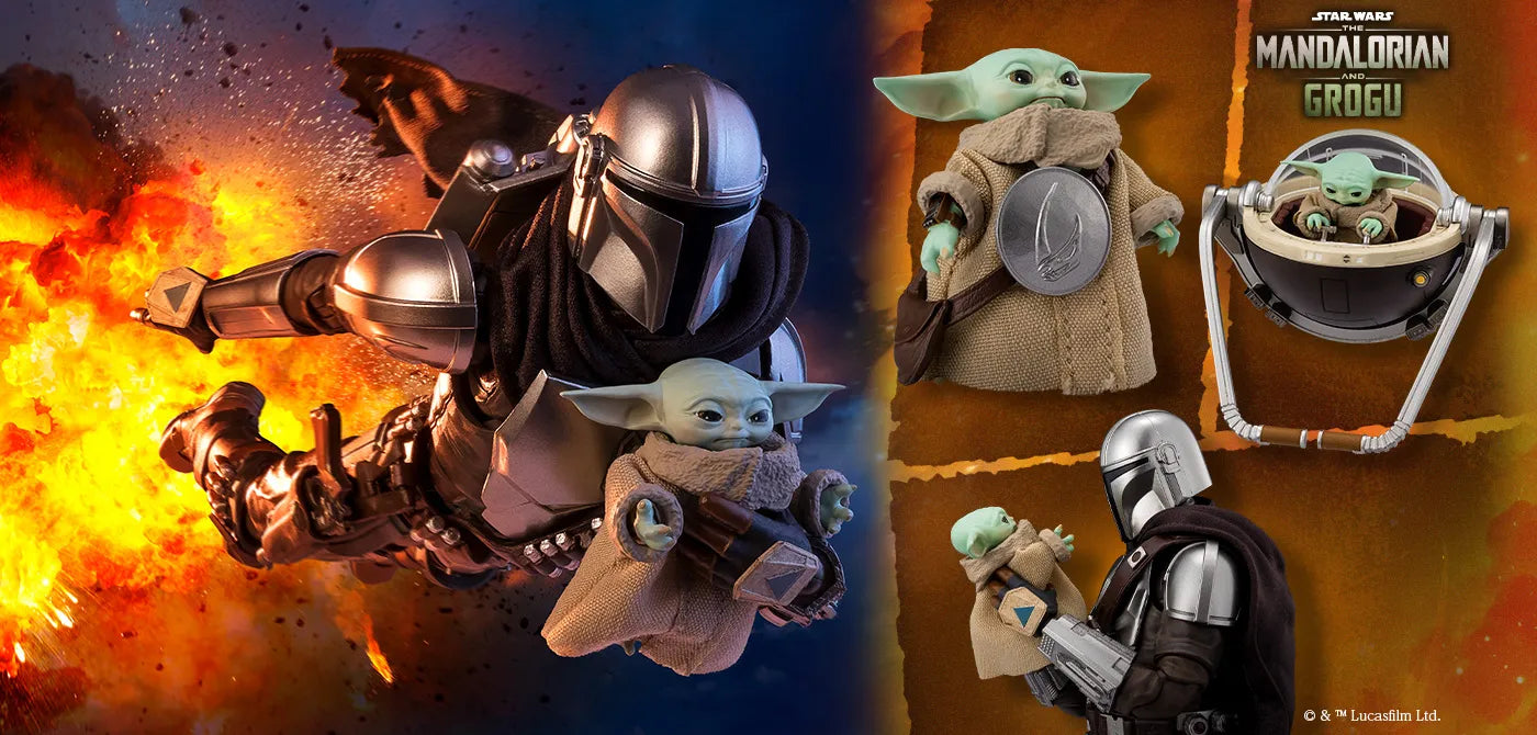 Star Wars: The Mandalorian S.H.Figuarts - The Mandalorian and Grogu