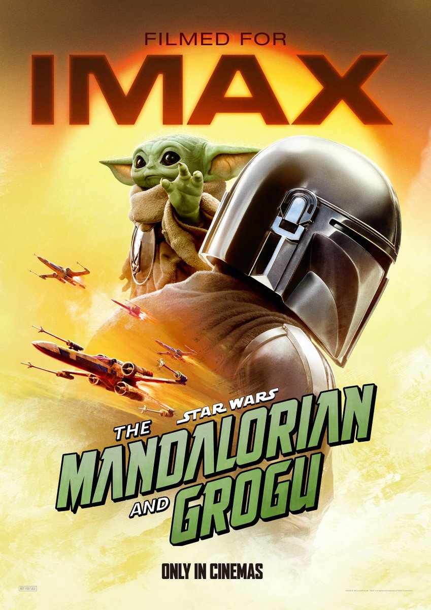 Star Wars The Mandalorian and Grogu - IMAX Exclusive A3 Poster