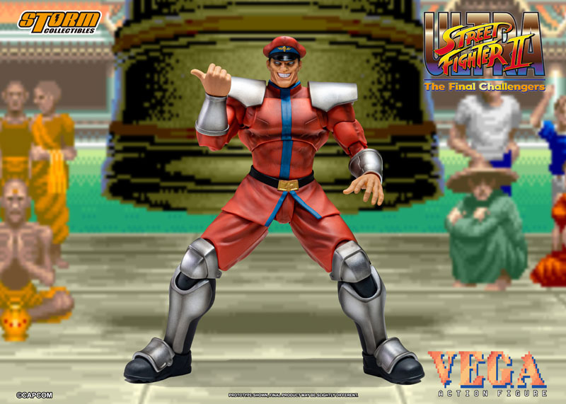 Street Fighter Ultra Street Fighter Ii the Final Challengers Action Figure - M. Bison