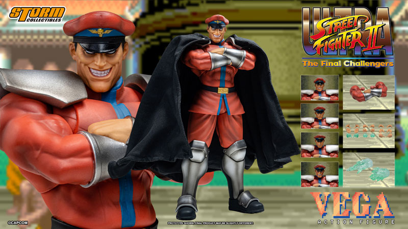 Street Fighter Ultra Street Fighter Ii the Final Challengers Action Figure - M. Bison