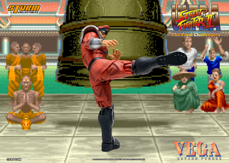 Street Fighter Ultra Street Fighter Ii the Final Challengers Action Figure - M. Bison