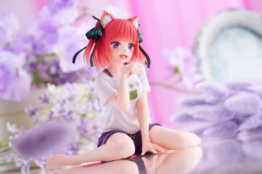THE QUINTESSENTIAL QUINTUPLETS FIGURE - DESKTOP CUTE NAKANO NINO CAT ROOM WEAR VER.