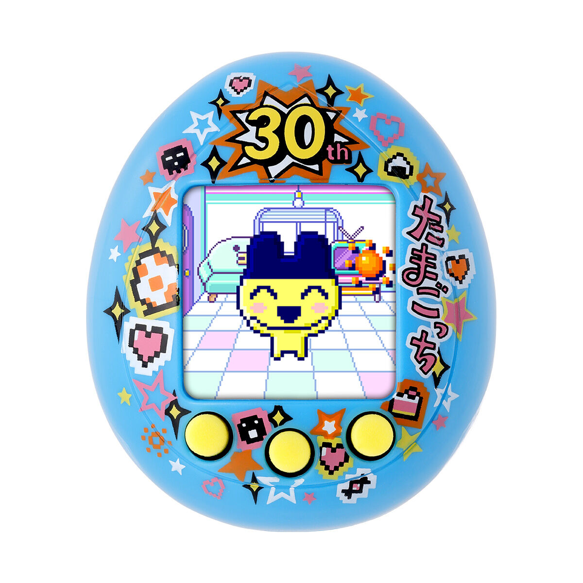 Tamagotchi Nano Colorful Mametchi Memories 30th Anniversary - Blue