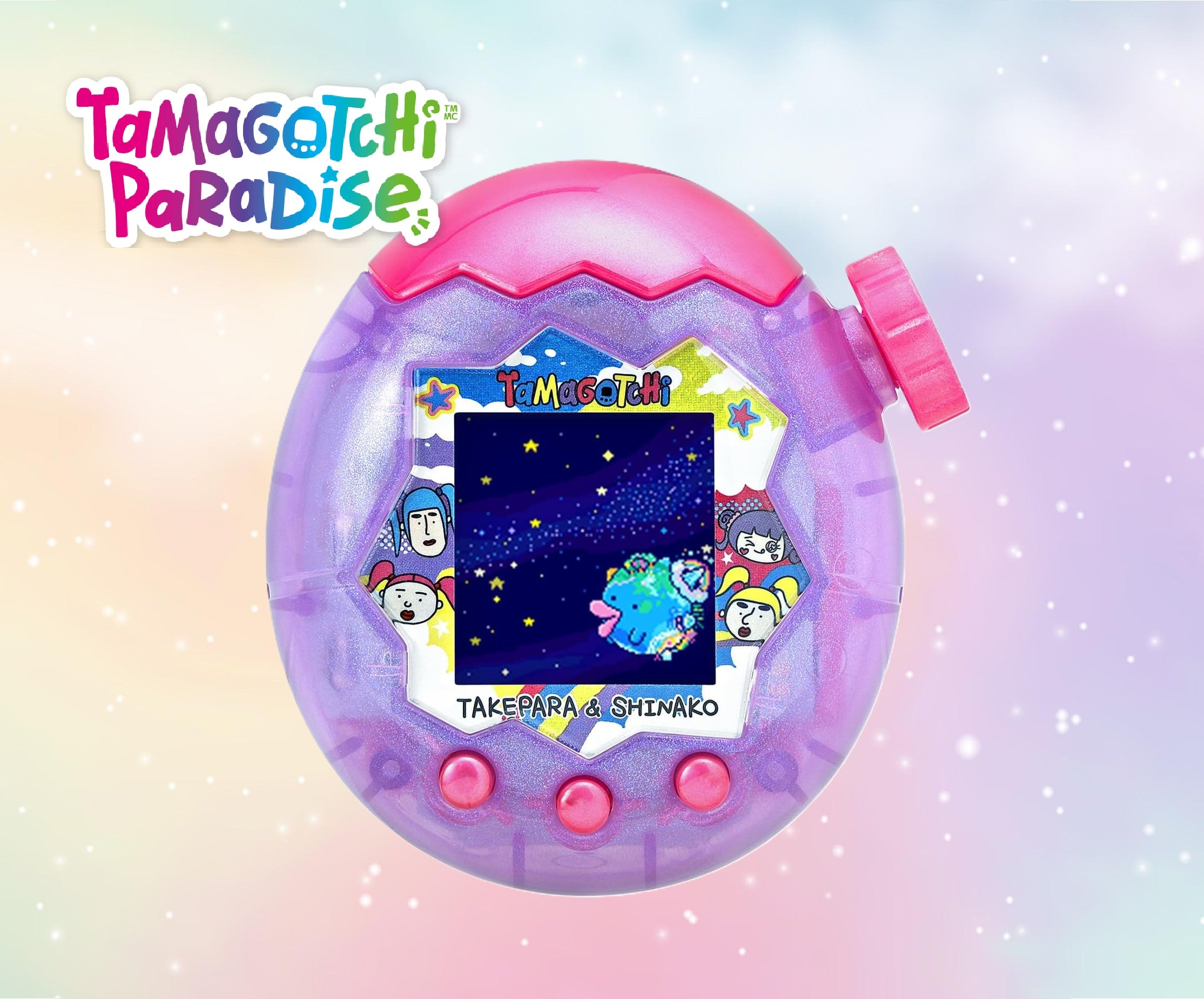 Tamagotchi Paradise - Purple Sky Takeshita Paradise & Shinako Special Set