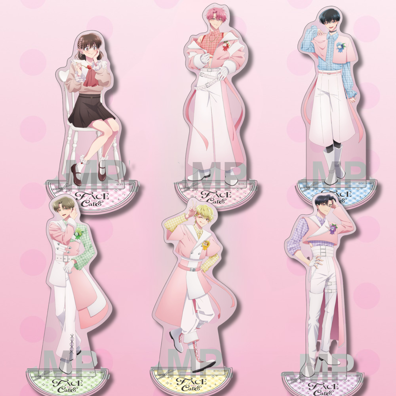 Tamon’s B‑Side FACE Cafe - Acrylic Stand (6 Types)