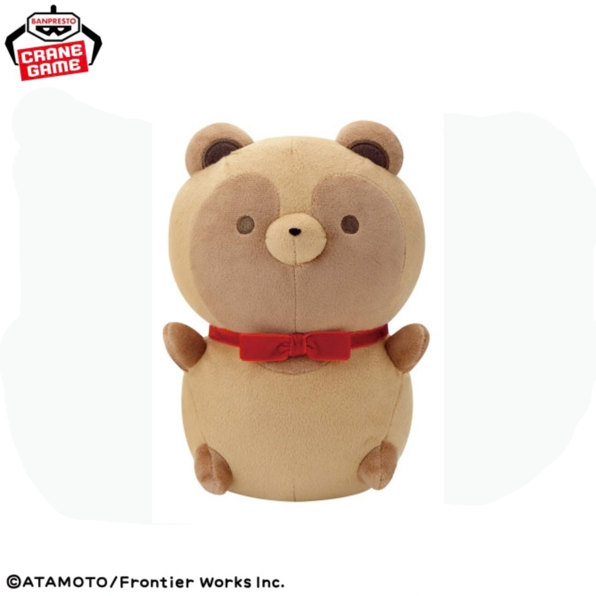 Tanuki & Kitsune Fluffy Plushes - Tanuki and Kitsune Matching Ribbons (2 Types)