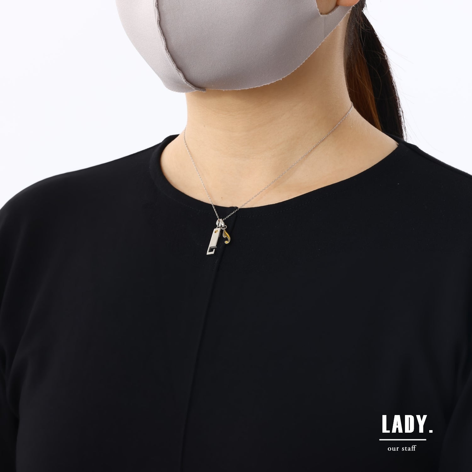 The Quintessential Quintuplets - Natural Diamond Silver Necklace Nakano Nino