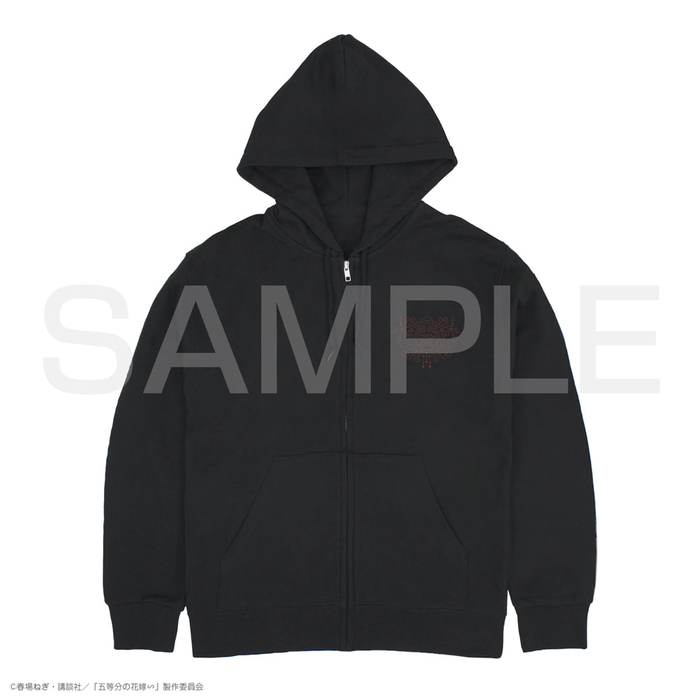 The Quintessential Quintuplets Zip Hoodie - Itsuki Nakano Black Version