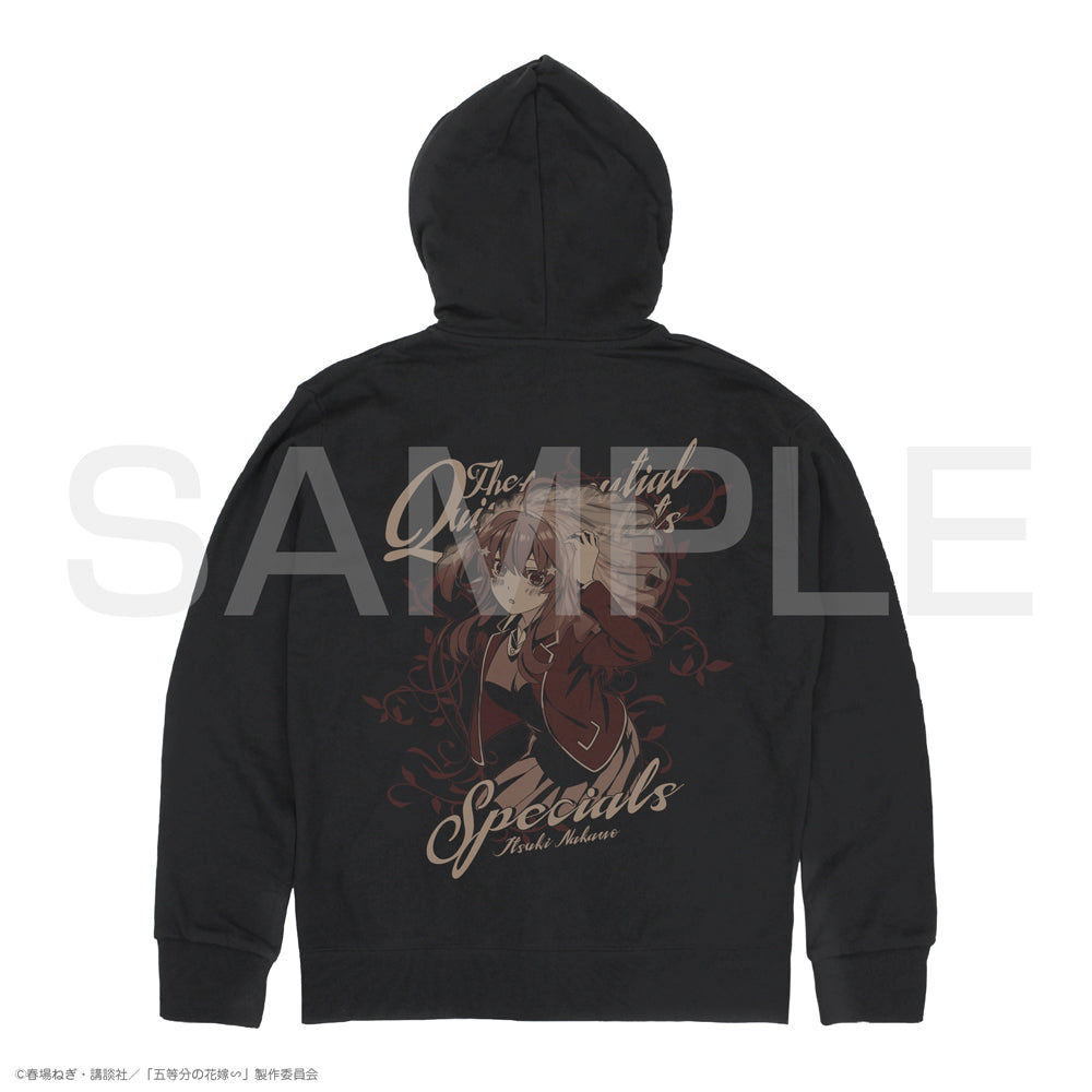The Quintessential Quintuplets Zip Hoodie - Itsuki Nakano Black Version