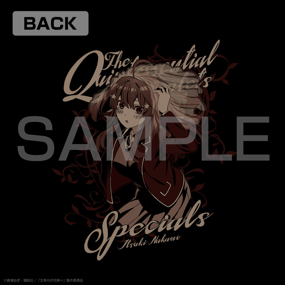 The Quintessential Quintuplets Zip Hoodie - Itsuki Nakano Black Version