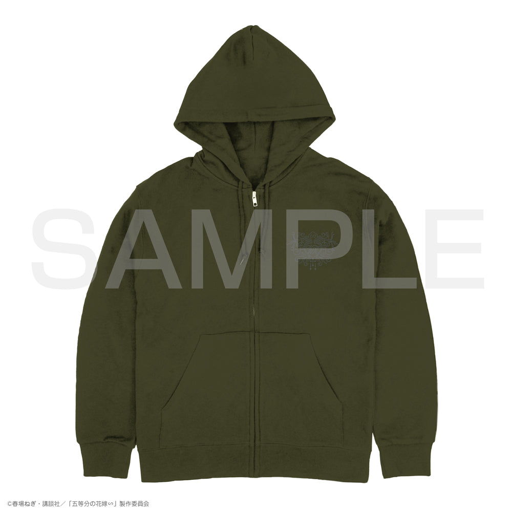 The Quintessential Quintuplets Zip Hoodie - Miku Nakano Moss Version