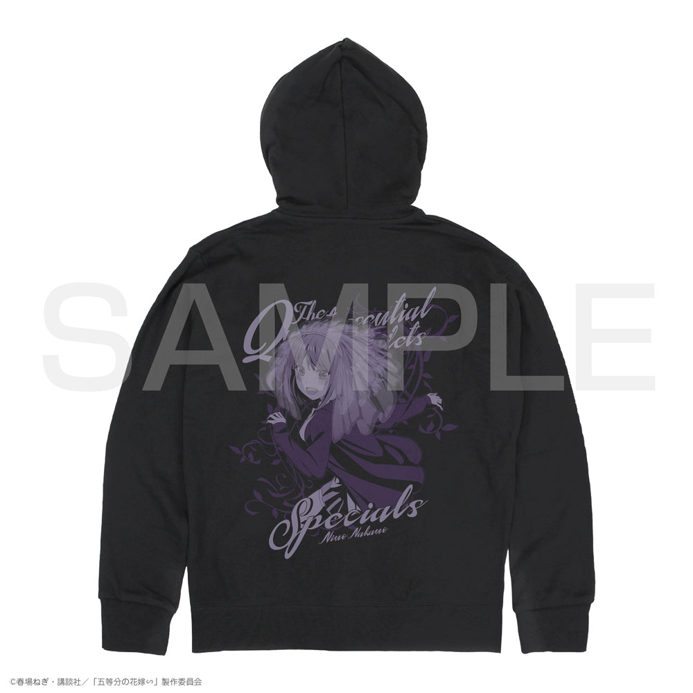 The Quintessential Quintuplets Zip Hoodie - Nino Nakano Black Version