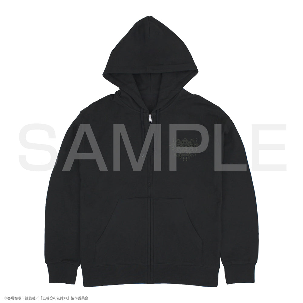 The Quintessential Quintuplets Zip Hoodie - Yotsuba Nakano Black Version