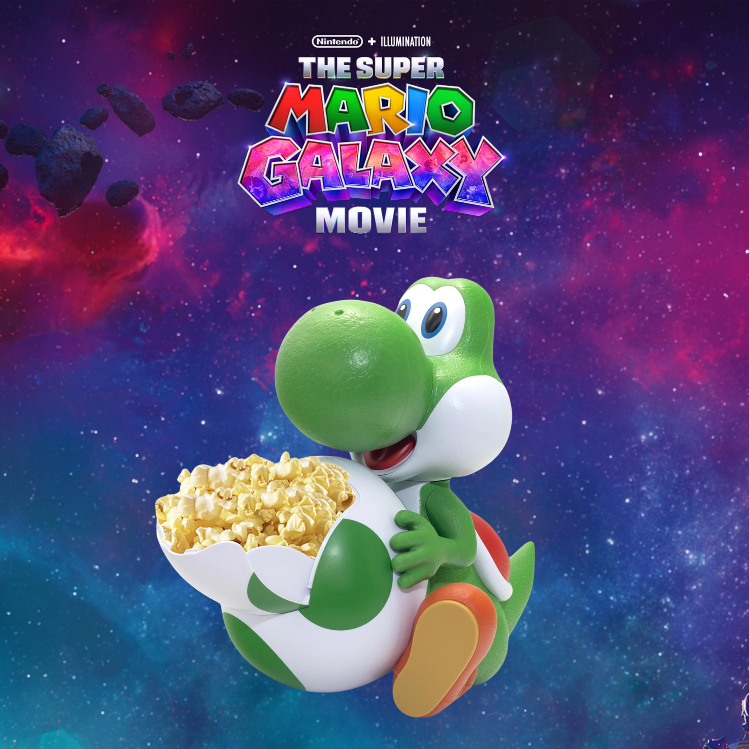 The Super Mario Galaxy Movie Pop-corn Box - Yoshi [Release Apr 24
