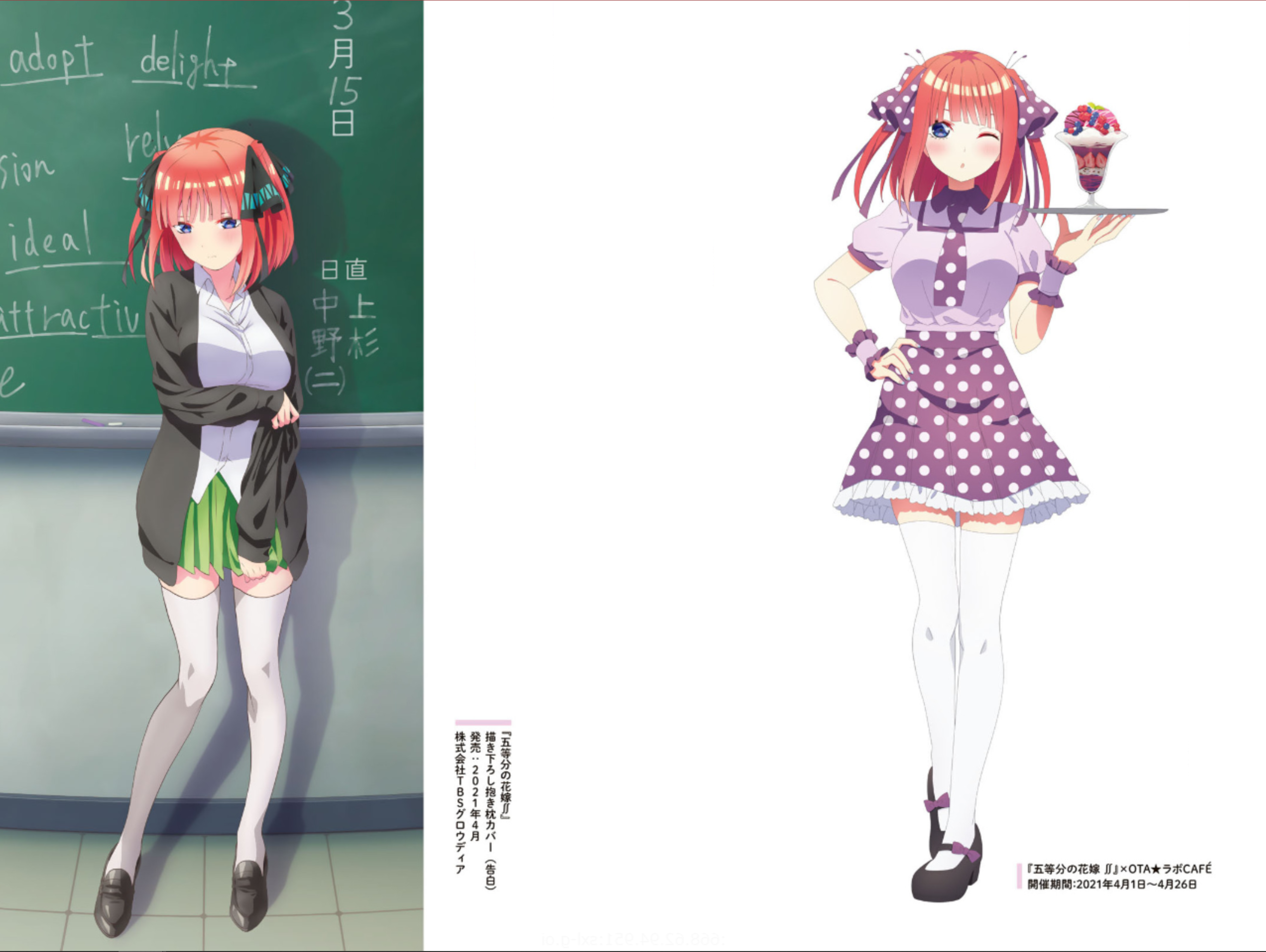 The Quintessential Quintuplets ANIME VISUAL BOOK Nino