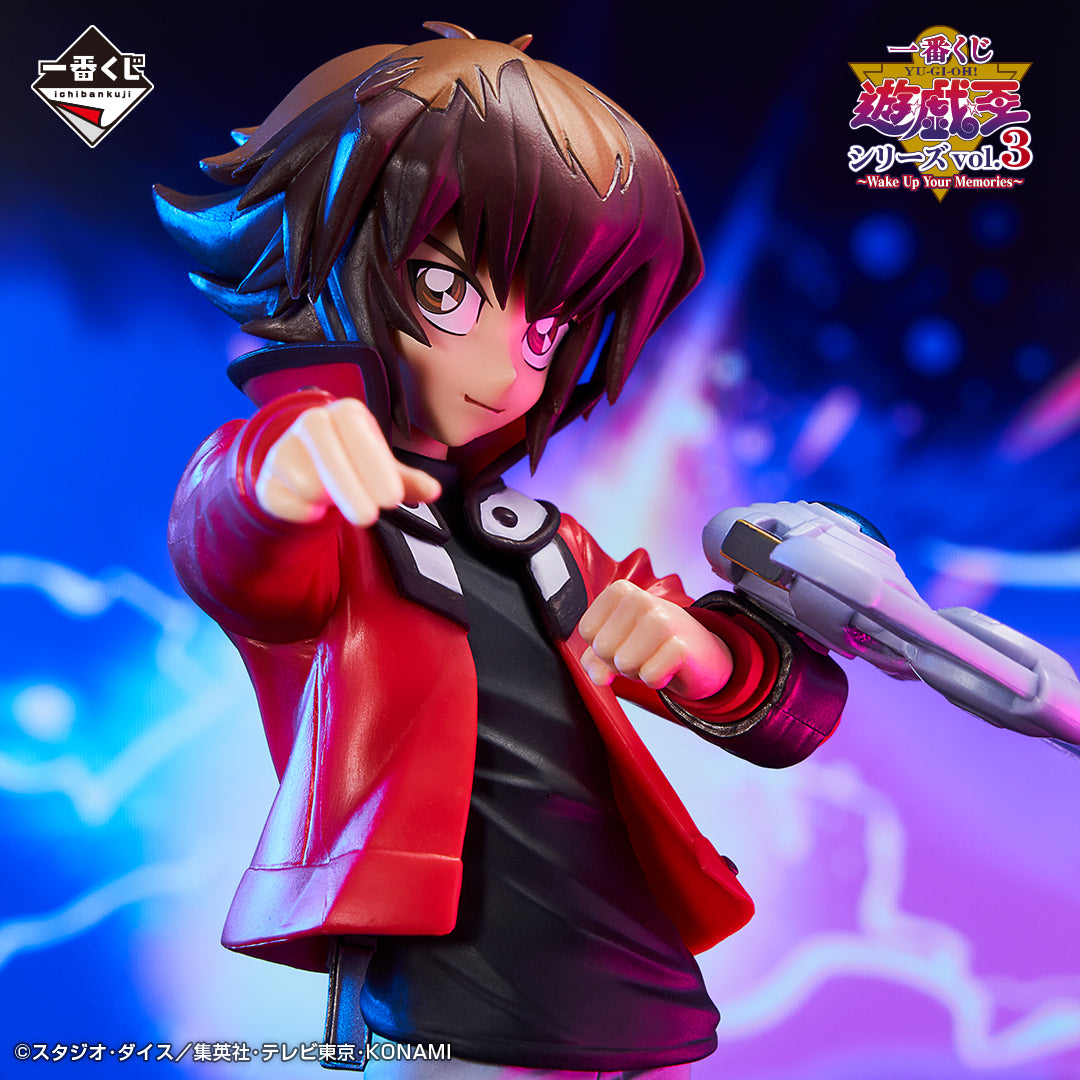 YU GI OH FIGURE - ICHIBAN KUJI SERIES VOL.3 WAKE UP MEMORIES - PRIZE A - JADEN YUKI