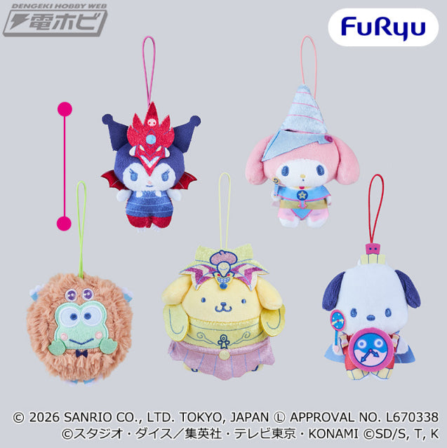 Yu-Gi-Oh! Duel Monsters x Sanrio Characters- Plush Mascot Vol.2 Complete Set of 5 Types