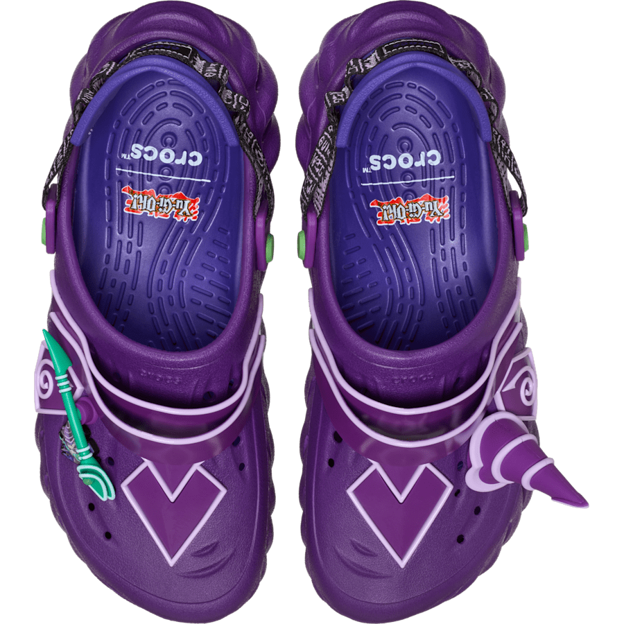 Yu-Gi-Oh! × Crocs Collection - Black Magician Echo Crocs + Yu-Gi-Oh! Official Card Game Duel Monsters Crocodile Bonus Card