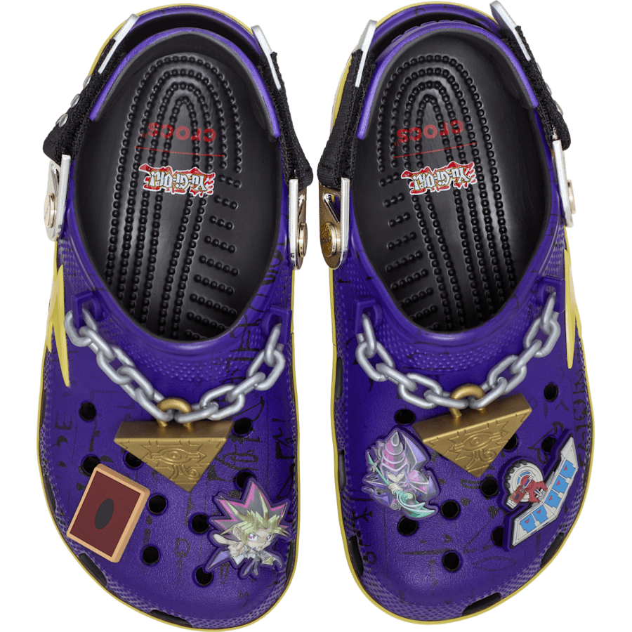 Yu-Gi-Oh! × Crocs Collection - Yami Yugi Classic Crocs + Yu-Gi-Oh! Official Card Game Duel Monsters Crocodile Bonus Card