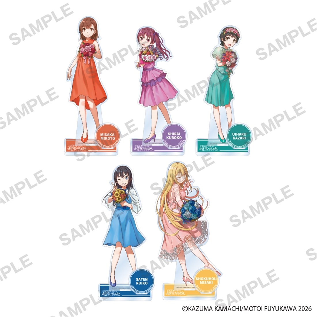 A Certain Scientific Railgun Conclusion Commemorative Acrylic Stand (4 Types) - Misaki Shokuhou official image 4