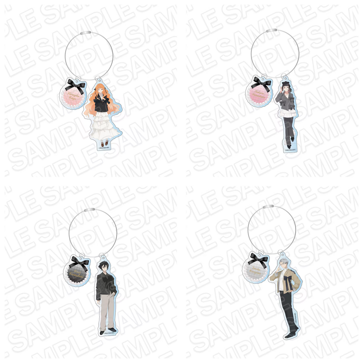 Agent of the Four Seasons - Ribbon Coordinate Ver. - Complete Set of 4 Wire Keychains