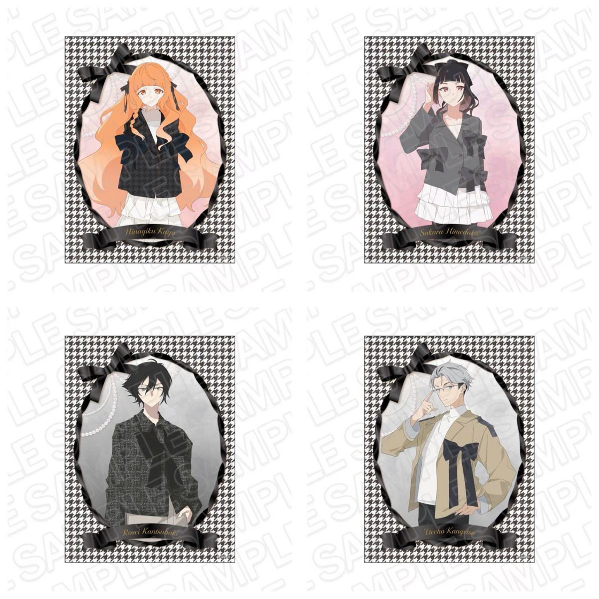 Agent of the Four Seasons - Ribbon Coordinate Ver. - Complete Set of 4 Canvas Plates
