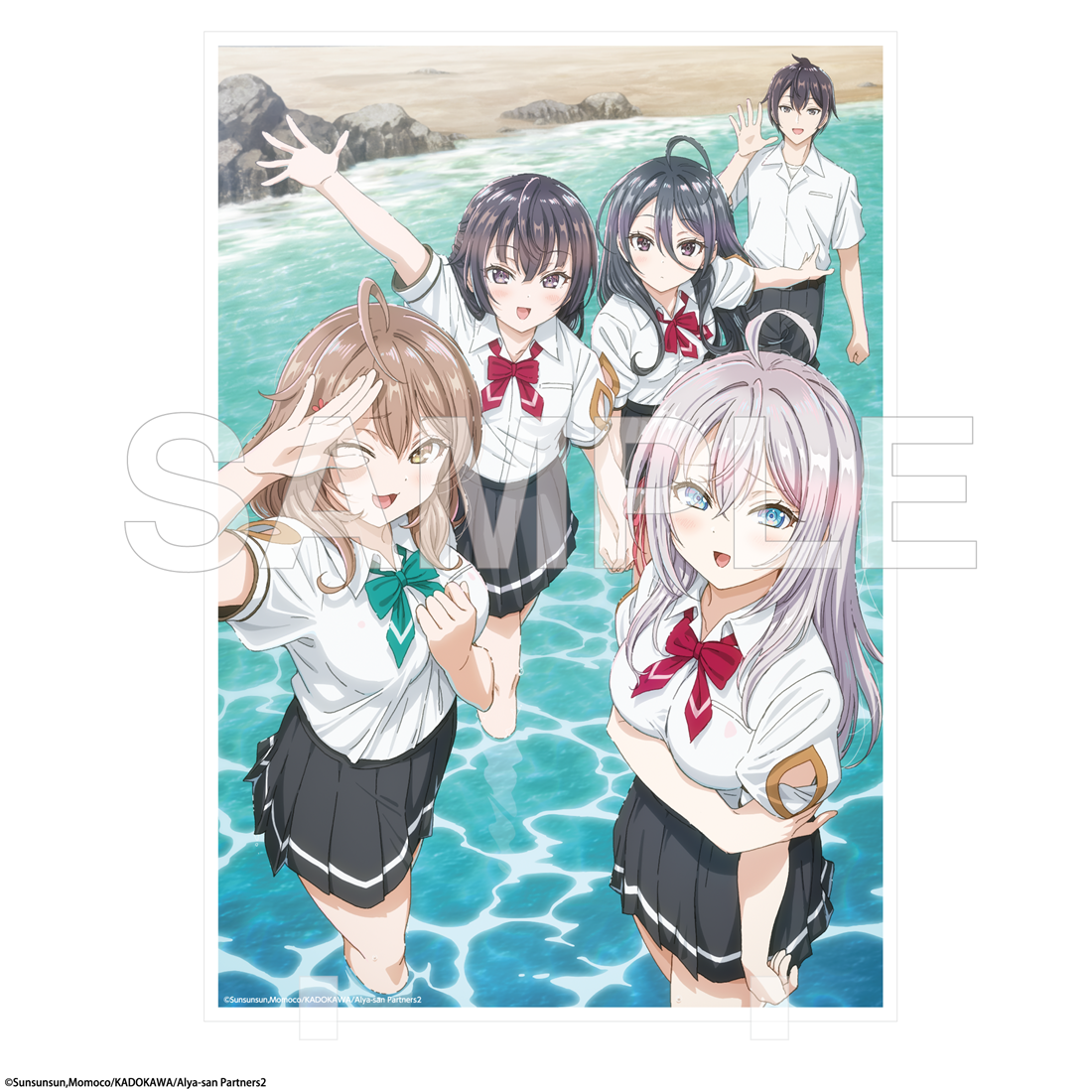 Alya Sometimes Hides Her Feelings in Russian - Acrylic Illustration Panel - Season 2 Main Visual - official image 1