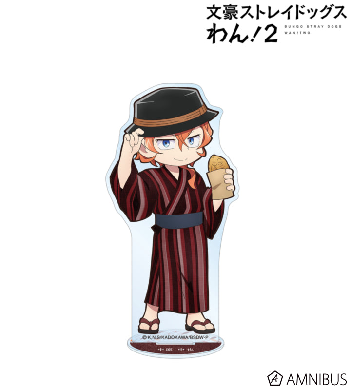 Yukata Food Walk Ver. Acrylic Stand - Chuya Nakahara - official image 1