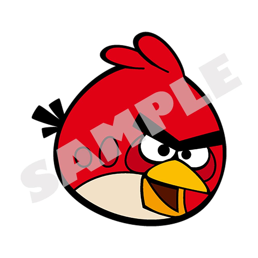 Angry Birds Red pin badge, official view 2