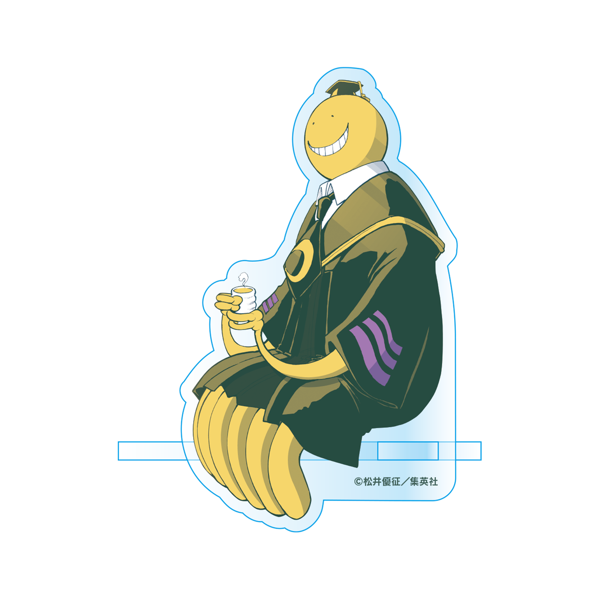 Assassination Classroom – Yusei Matsui Exhibition Korosensei Hanging Acrylic Stand - official product illustration
