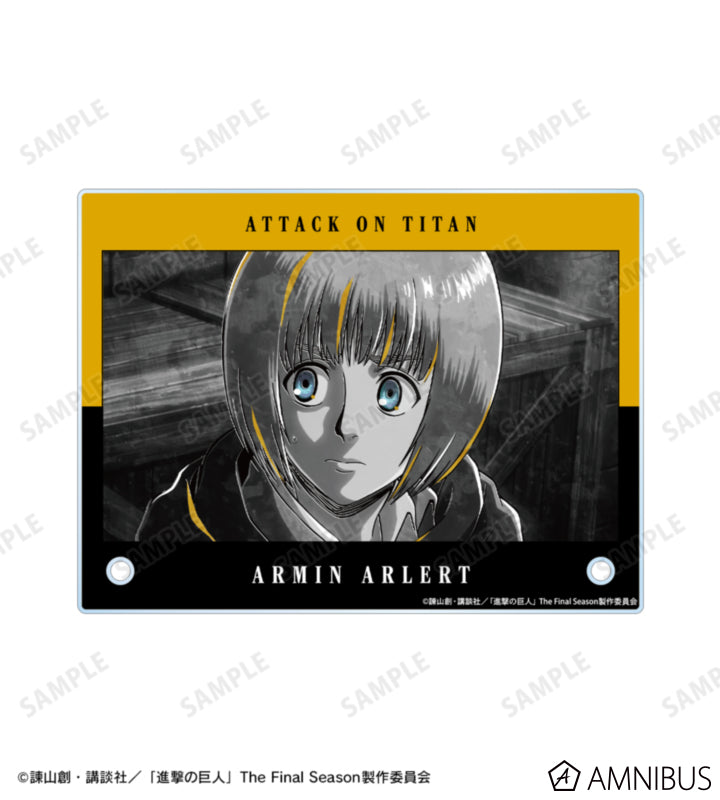 Attack on Titan Ani-Art BLACK LABEL Vol. 3 - A6 Acrylic Panels Armin Arlert, official product view 4
