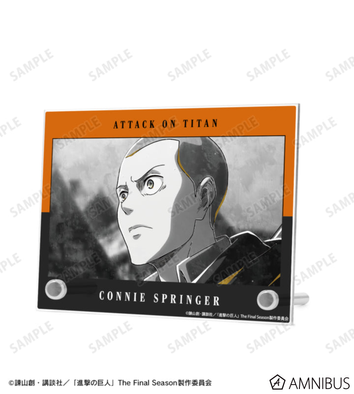 Attack on Titan Ani-Art BLACK LABEL Vol. 3 - A6 Acrylic Panels Connie Springer, official product view 2