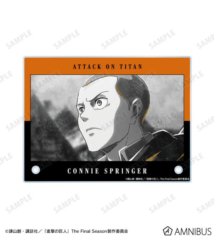 Attack on Titan Ani-Art BLACK LABEL Vol. 3 - A6 Acrylic Panels Connie Springer, official product view 4