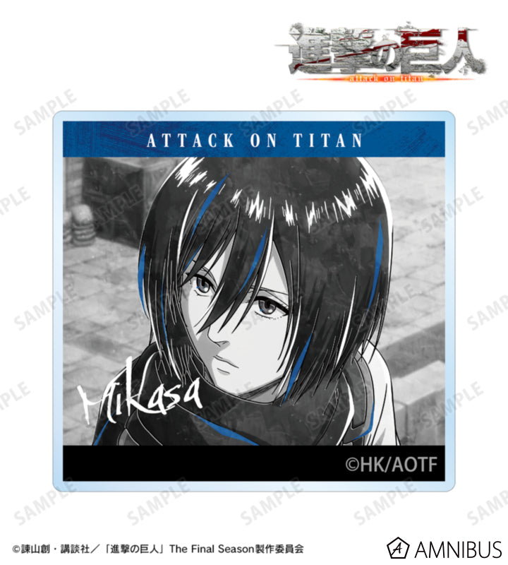 Attack on Titan Ani-Art BLACK LABEL Vol. 3 - Acrylic Mascots Mikasa Ackerman, official product view 1