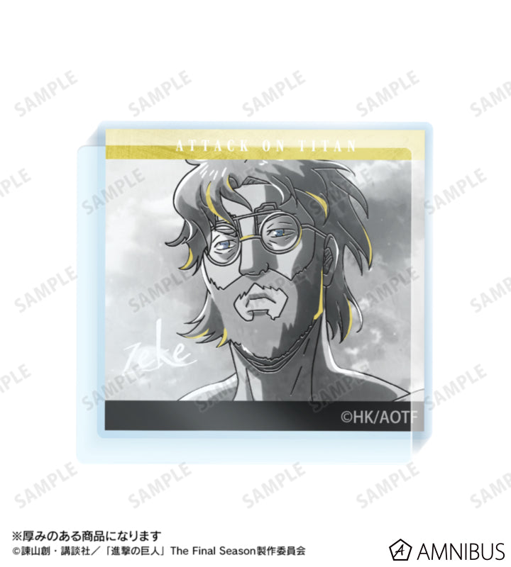 Attack on Titan Ani-Art BLACK LABEL Vol. 3 - Acrylic Mascots Zeke Yeager, official product view 2