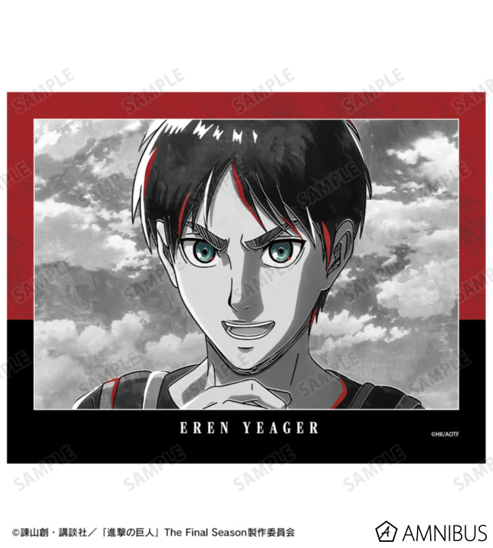 Attack on Titan Ani-Art BLACK LABEL Vol. 3 - F0 Canvas Boards Eren Yeager, official product view 2