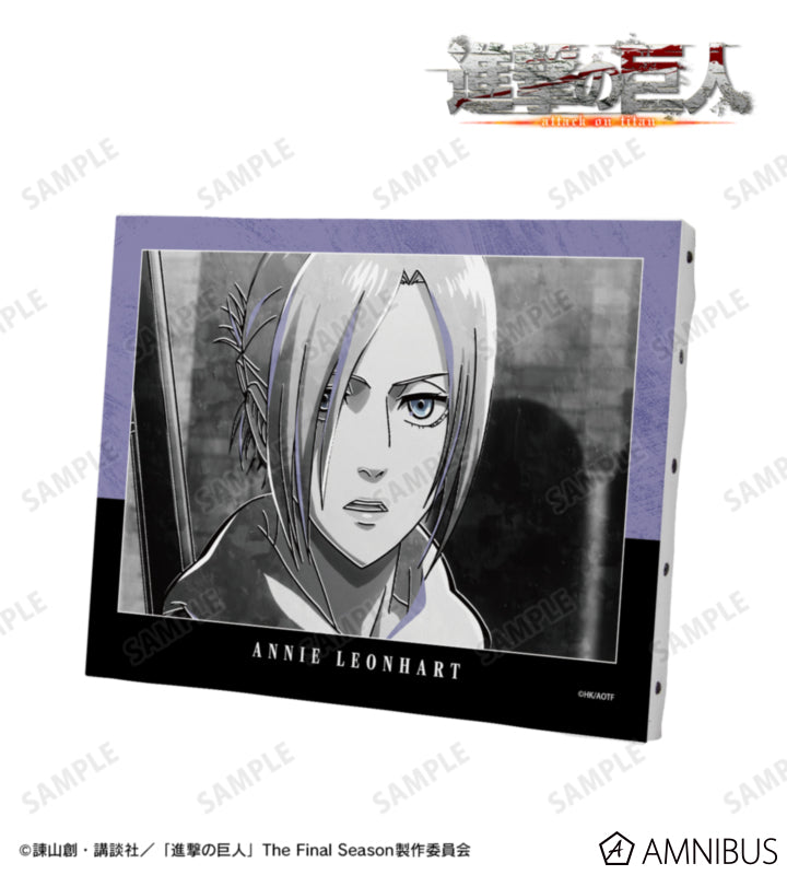 Attack on Titan Ani-Art BLACK LABEL Vol. 3 - F0 Canvas Boards Annie Leonhart, official product view 1