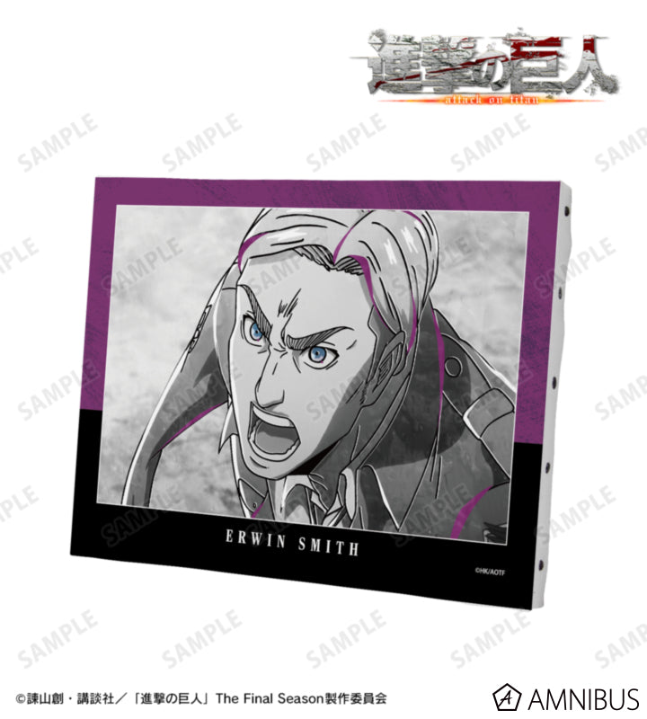 Attack on Titan Ani-Art BLACK LABEL Vol. 3 - F0 Canvas Boards Erwin Smith, official product view 1