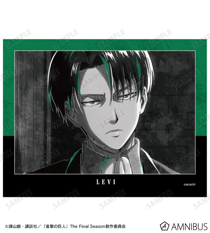 Attack on Titan Ani-Art BLACK LABEL Vol. 3 - F0 Canvas Boards Levi Ackerman, official product view 2