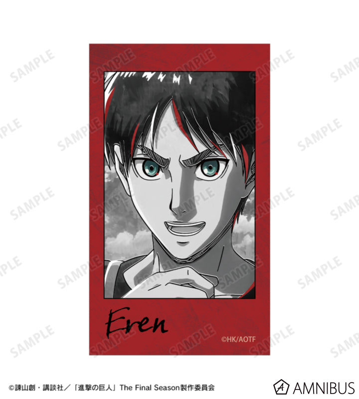 Attack on Titan Ani-Art BLACK LABEL Vol. 3 - Two-Piece Ani-Frame Card Sets Eren Yeager, official product view 2